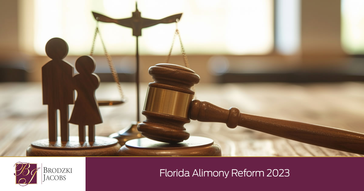 Florida Alimony Reform 2023 Brodzki Jacobs Law Firm